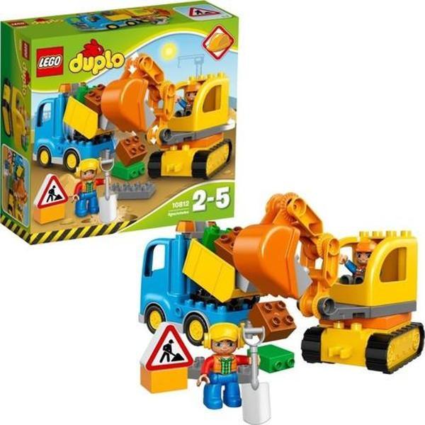 LEGO DUPLO 10812 Truck Tracked Excavator +2 Yaş (26 Parça) - Image 1