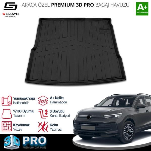 S-Dizayn VW Tiguan 3D Pro Bagaj Havuzu 2024 Üzeri A+ Kalite - Image 1