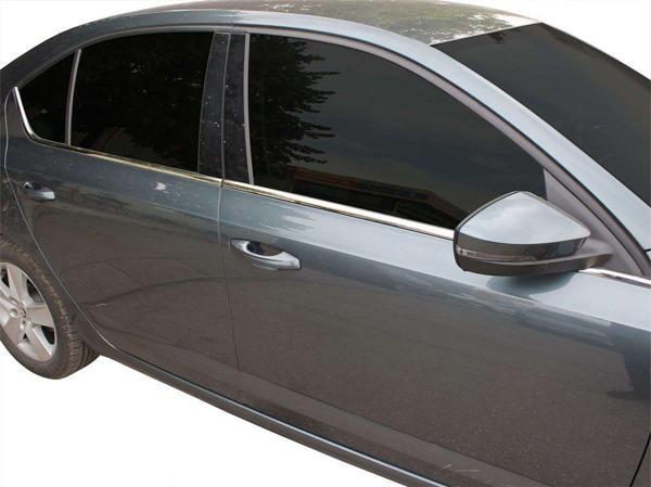 Skoda Octavia A7 Cam Çıtası 6  Prç Krom 2013 ve Sonrası - Image 1