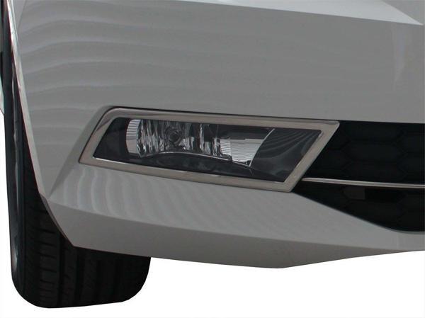 Skoda Super B8 Sis Farı Çerçevesi 2 Prç Krom 2015 ve Sonrası - Image 1