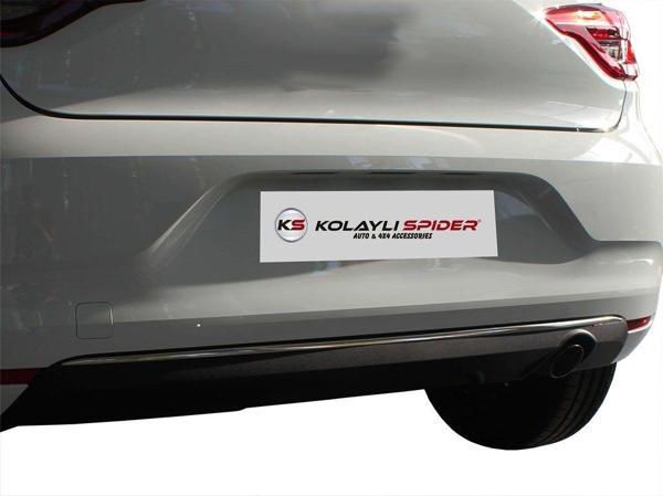 Renault Clio 5 Arka Tampon Çıtası Krom 2019 ve Sonrası - Image 1