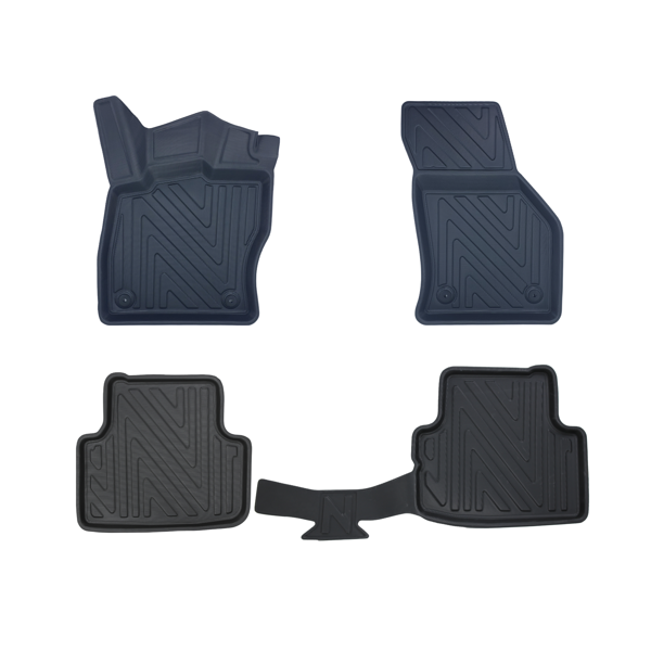 Skoda Octavia 2013-2020 Premium Seri Araca Özel 3D Havuzlu Oto Paspas - Image 1