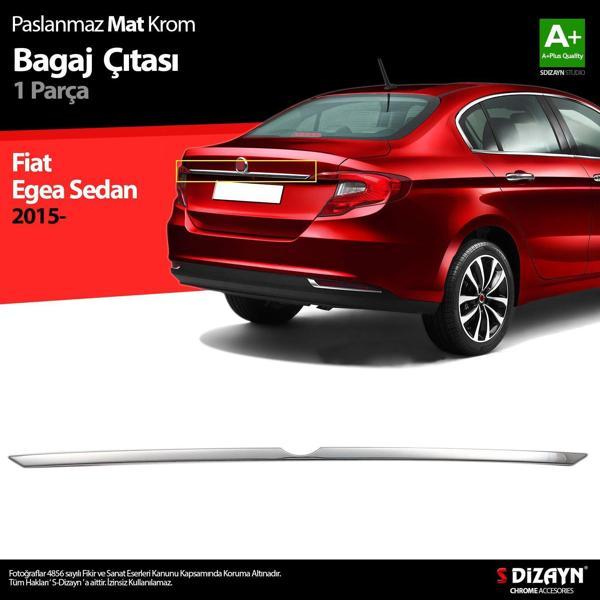 S-Dizayn Fiat Egea SD Krom Bagaj Çıtası 2015 Üzeri A+ Kalite (Mat Krom) - Image 1