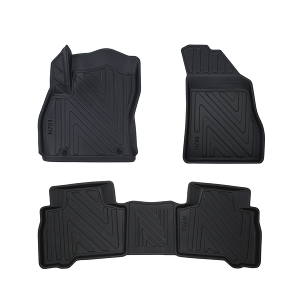 Fiat Fiorino Benzinli 2007-2019 Premium Seri Araca Özel 3D Havuzlu Oto Paspas - Image 1