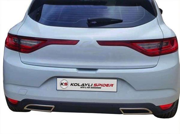 Renault Megane 4 Egzoz Çıkışı 2 Prç Krom 2017 ve Sonrası - Image 1