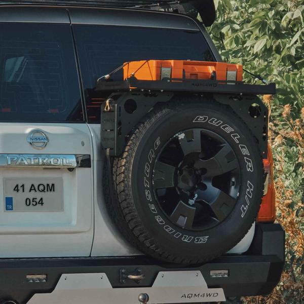 Lastik Sepeti (Spare Tire Utility Basket) L200-Amarok-Navara-D-Max-Ranger-Hilux Uyumlu - Image 1