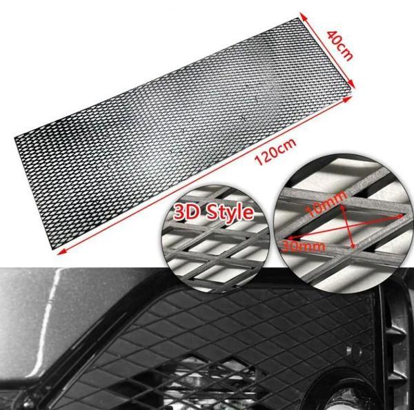 Seat Zigzag Dizayn 3D Style ABS Plastik Panjur Teli 120x40 cm Siyah - Image 1