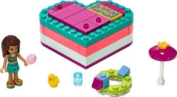 LEGO Friends 41384 Andrea's Summer Heart Box +6 Yaş (83 Parça) - Image 1