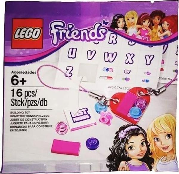 LEGO Friends 5004395 Sticker Keychain Set +6 Yaş (16 Parça) - Image 1