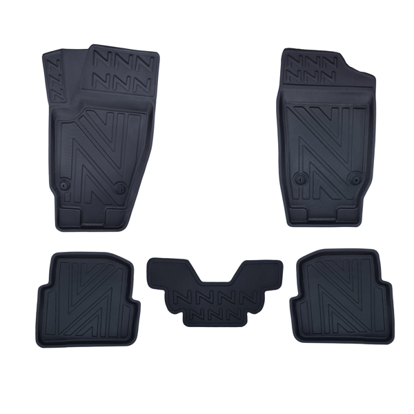 Volkswagen Polo 2002-2009  Premium Seri Araca Özel 3D Havuzlu Oto Paspas - Image 1