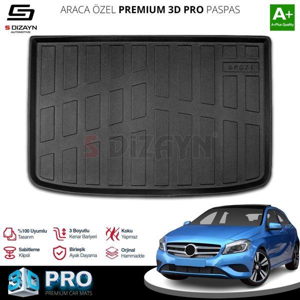 S-Dizayn Mercedes A Serisi W176 HB 3D Pro Bagaj Havuzu 2013-2018 A+ Kalite - Image 1