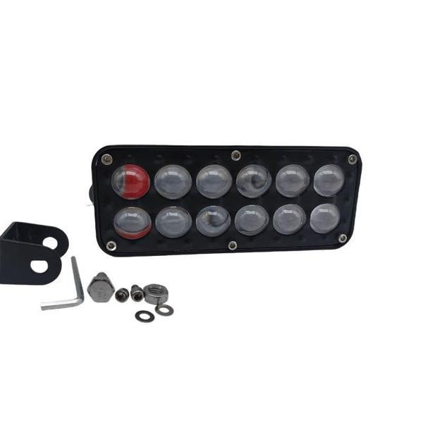 Offroad sis lambası kırmızı-mavi-beyaz -sarı çakarlı ( beyaz sarı çakarlı) /  LASS382 - Image 1