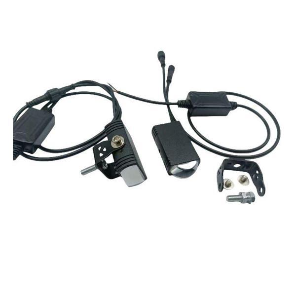 Offroad sis lambası motosiklet  sarı beyaz 15W+15W 12-60V set 4.8x6.3x4.2cm /  LASS396 - Image 1