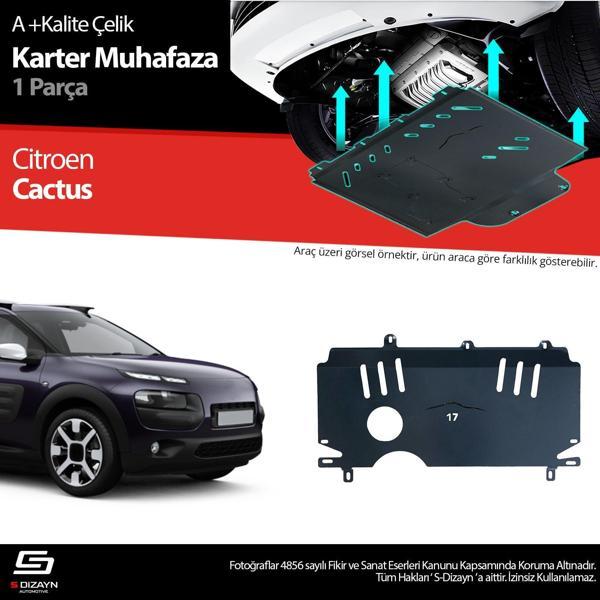 S-Dizayn Citroen Cactus Çelik Karter Muhafaza 2014 Üzeri A+ Kalite - Image 1