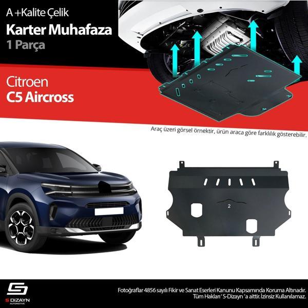 S-Dizayn Citroen C5 Aircross Çelik Karter Muhafaza 2017 Üzeri A+ Kalite - Image 1