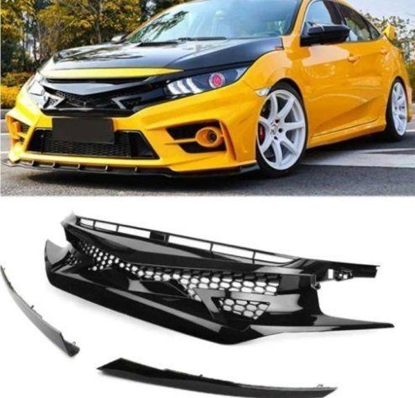 Honda Civic Uyumlu Ön Panjur Seti Fc5/Fk7 (2015-2021) - Image 1