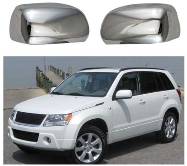 Suzuki Grand Uyumlu Vitara 2007 2012 Ayna Kapağı ABS Krom Parça - Image 1