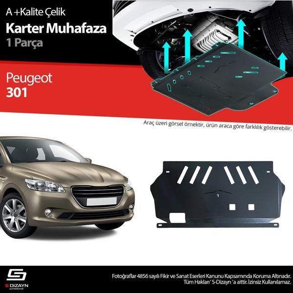S-Dizayn Peugeot 301 Çelik Karter Muhafaza 2012 Üzeri A+ Kalite - Image 1