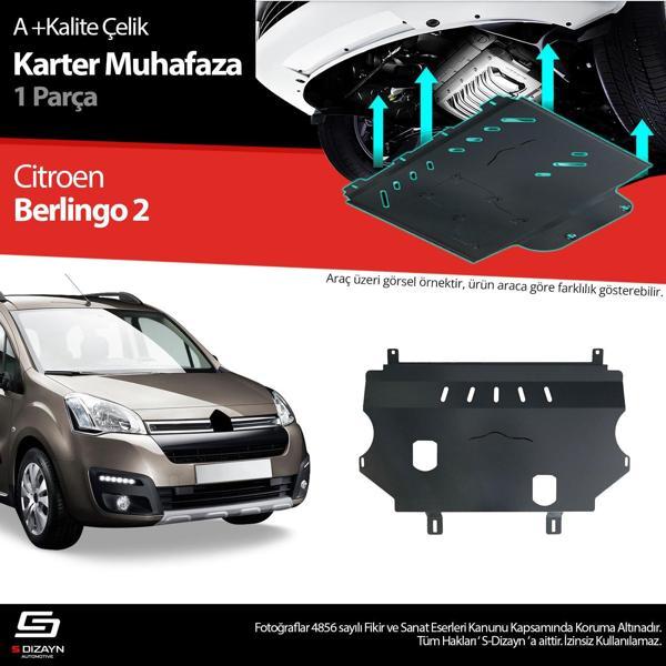 S-Dizayn Citroen Berlingo Çelik Karter Muhafaza 2008-2018 A+ Kalite - Image 1