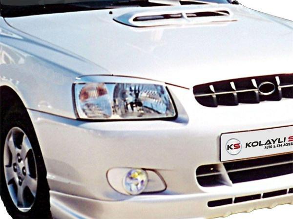 Hyundai Accent LC Far Kaşı 2 Prç Fiber 2000-2003 - Image 1