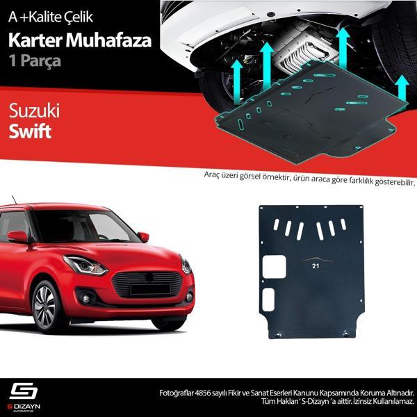 S-Dizayn Suzuki Swift Çelik Karter Muhafaza 2018 Üzeri A+ Kalite - Image 1