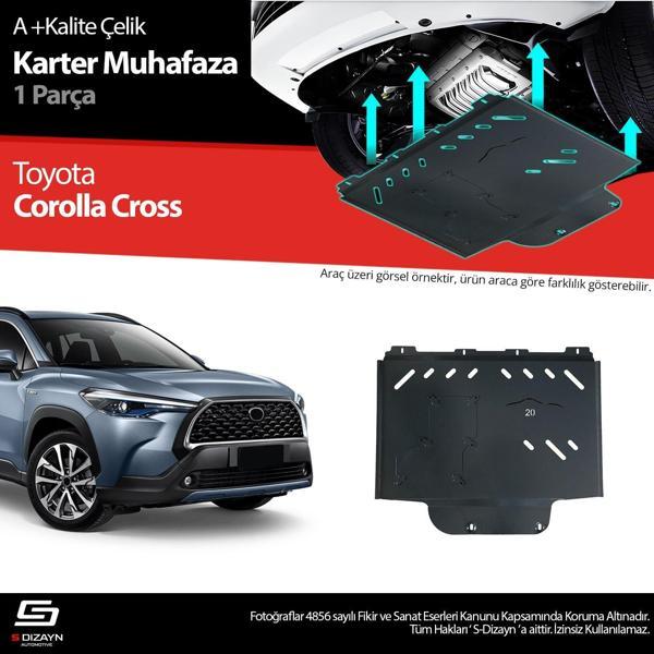 S-Dizayn Toyota Corolla Cross Çelik Karter Muhafaza 2022 Üzeri A+ Kalite - Image 1