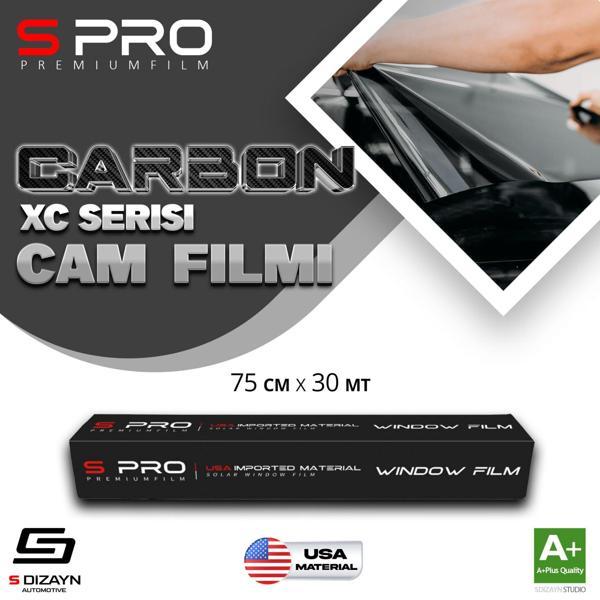 S Pro Cam Filmi Nano Carbon XC Serisi 2PLY %05 75cm/30mt - Image 1