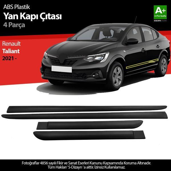 S-Dizayn Renault Taliant ABS Plastik Yan Kapı Koruma Çıtası 2021 Üzeri A+ Kalite - Image 1
