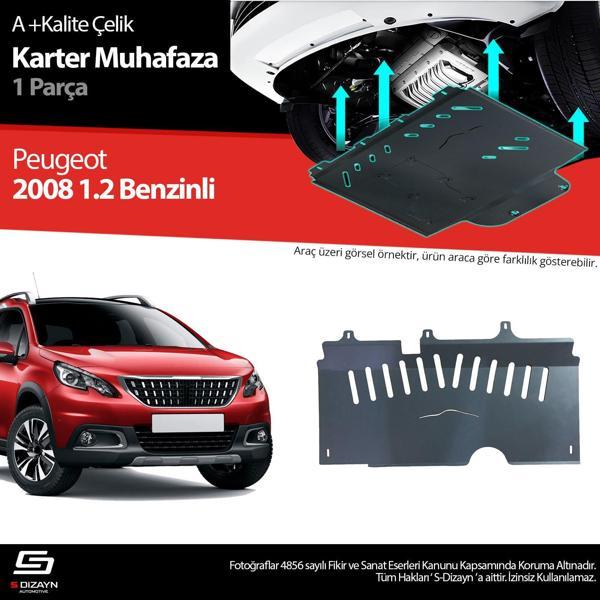 S-Dizayn Peugeot 2008 1.2 Benzin Çelik Karter Muhafaza 2017 Üzeri A+ Kalite - Image 1