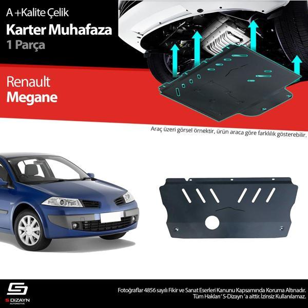 S-Dizayn Renault Megane 2 Çelik Karter Muhafaza 2002-2008 A+ Kalite - Image 1