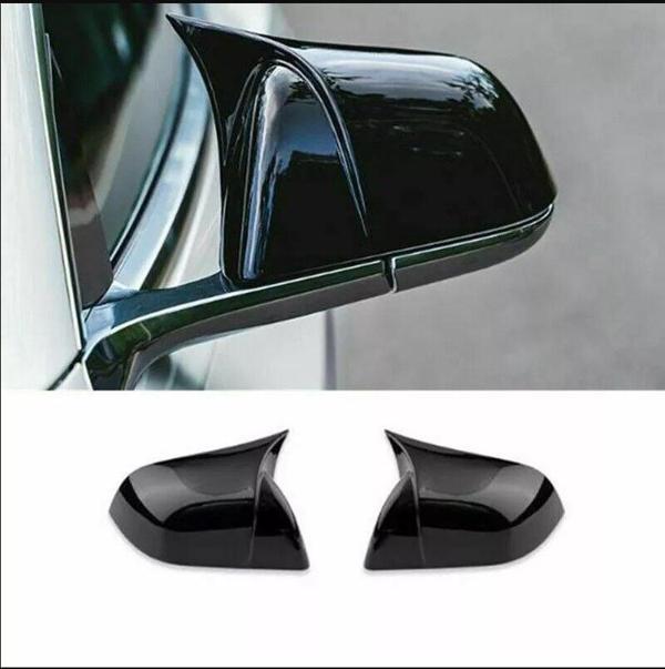Tesla Y Uyumlu Batman Yarasa Ayna Kapağı (Parlak Siyah) - Image 1