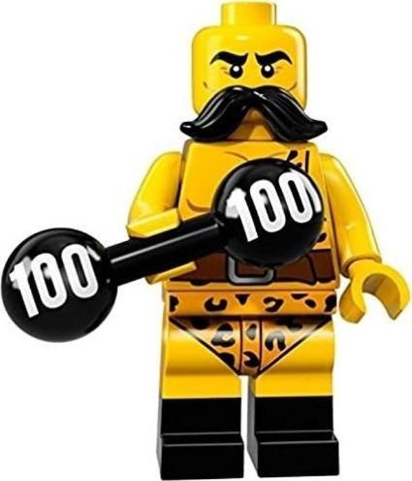 LEGO Minifigures 71018 Series 17: 2.Circus Strong Man +5 Yaş (1 Parça) - Image 1