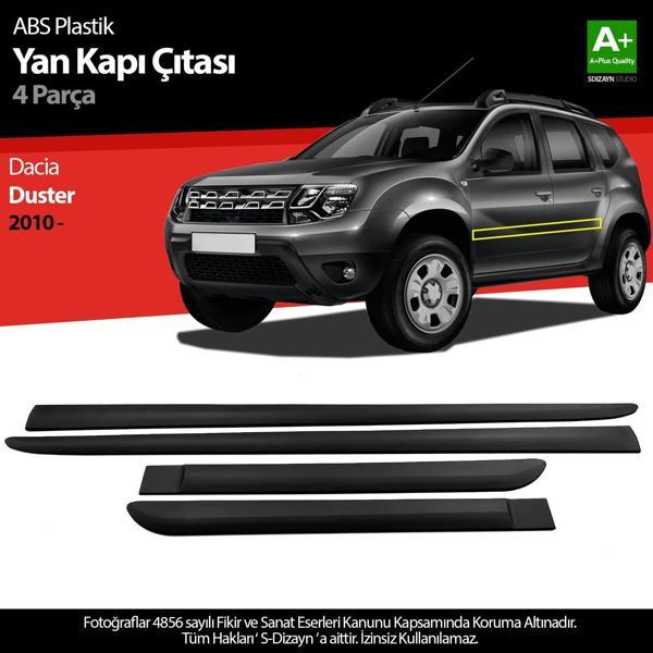 S-Dizayn Dacia Duster ABS Plastik Yan Kapı Koruma Çıtası 2010-2018 A+ Kalite - Image 1