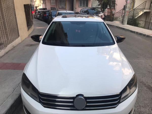 Volkswagen Jetta Uyumlu 2012-2018 Ayna Kapağı Piano Black - Image 1