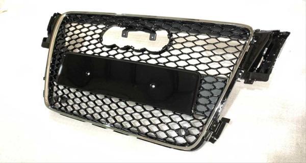 Audi A5 Uyumlu 2008-2012 Panjur Rs5 Siyah Krom Çerçeve - Image 1
