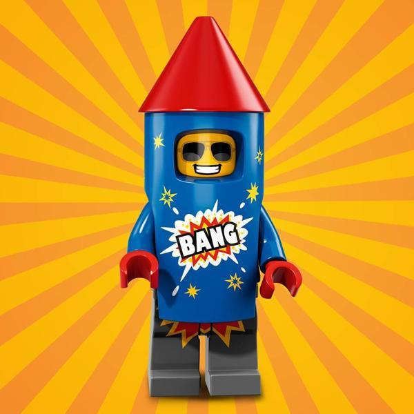 LEGO Minifigures 71021 Series 18: 5.Firework Guy +5 Yaş (1 Parça) - Image 1