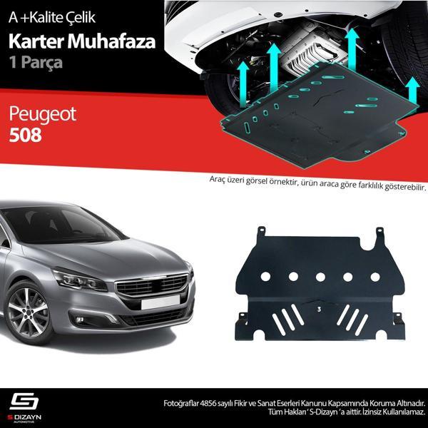 S-Dizayn Peugeot 508 Çelik Karter Muhafaza 2010-2017 A+ Kalite - Image 1