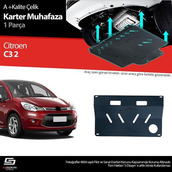 S-Dizayn Citroen C3 Çelik Karter Muhafaza 2009-2016 A+ Kalite - Image 1