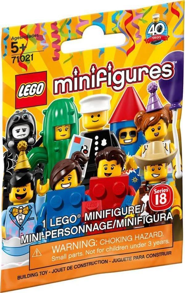 LEGO Minifigures 71021 Series 18-AÇILMAMIŞ SERİ! +5 Yaş (18 Parça) - Image 1