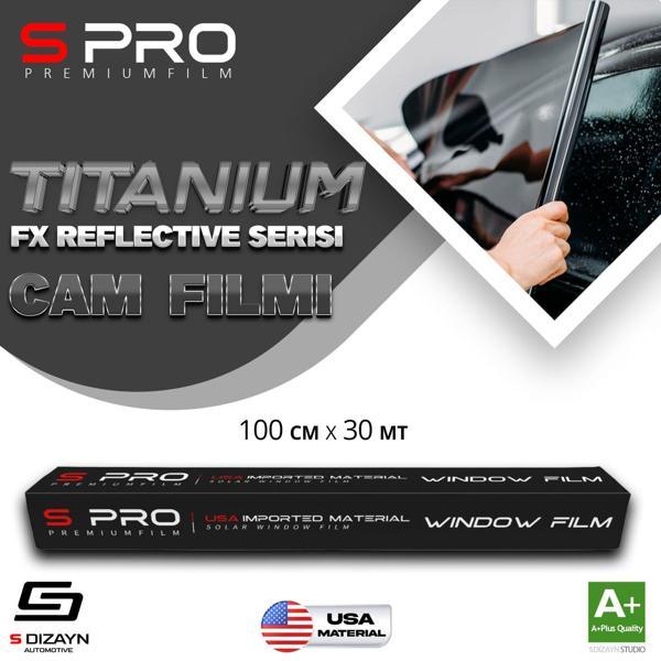 S Pro Cam Filmi Nano Titanium FX Seris 2PLY %50 50cm/30mt - Image 1