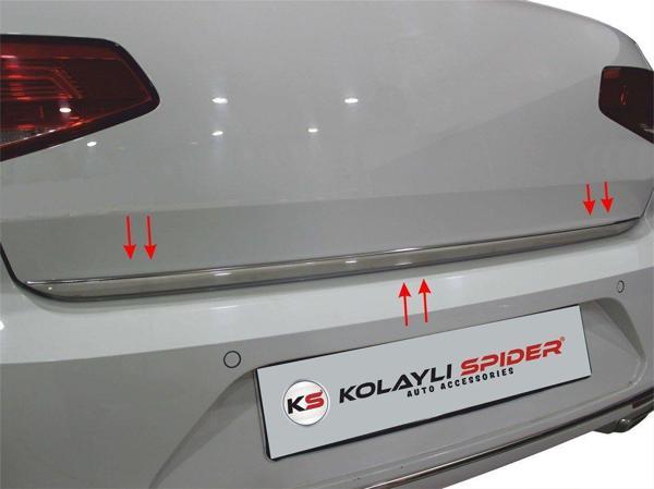 VW Passat B8.5 Bagaj Alt Çıtası Krom 2019 ve Sonrası - Image 1