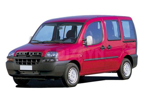 S-Dizayn Fiat Doblo Abs Krom Ayna Kapağı 2 Prç 2000-2006 - Image 1