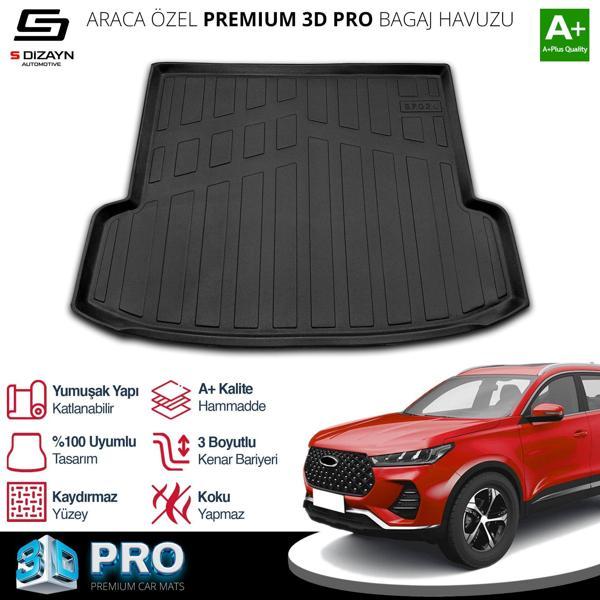 S-Dizayn Chery Tiggo 7 Pro 3D Pro Bagaj Havuzu 2022 Üzeri A+ Kalite - Image 1