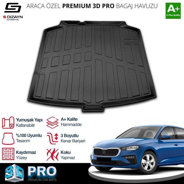 S-Dizayn Skoda Scala 3D Pro Bagaj Havuzu 2019 Üzeri A+ Kalite - Image 1
