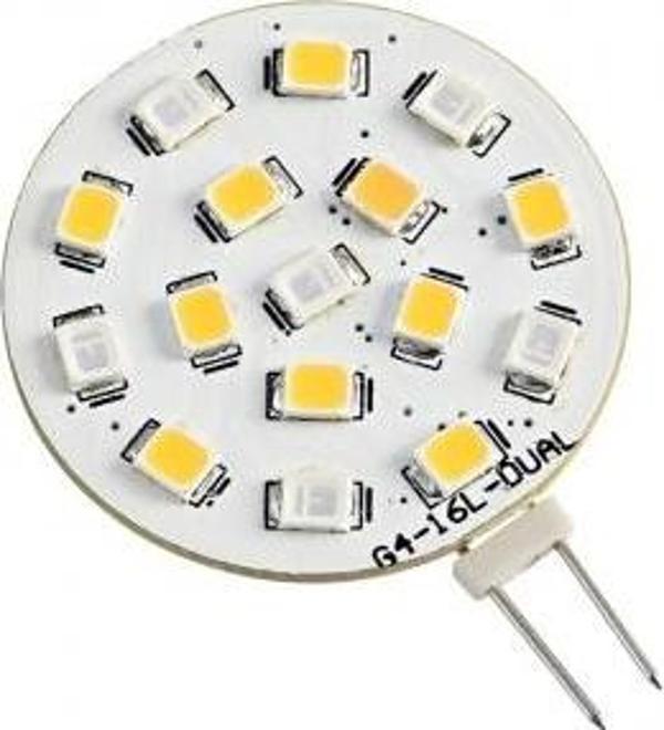 Çift renkli led ampul G4 Soket Beyaz/Mavi 24V - Image 1
