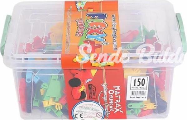 1225 Flexy Tangles Bloklar 150 Parça Akçiçek - Image 1