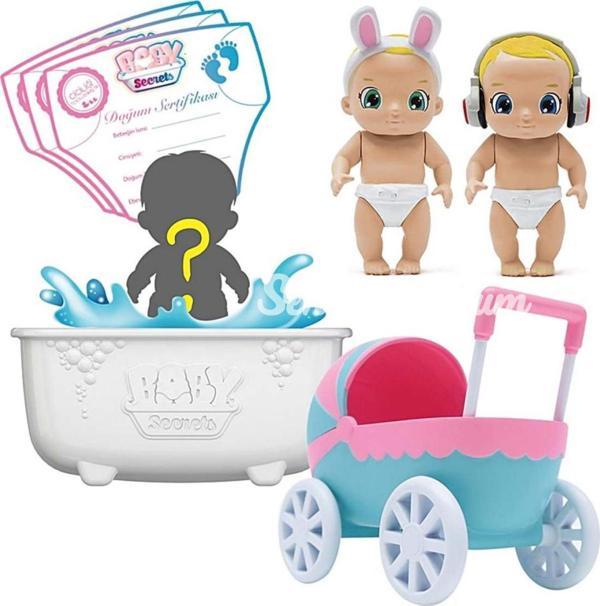 Nessiworld Baby Secrets Sürpriz Figür ve Bebek Arabası Seti - Image 1