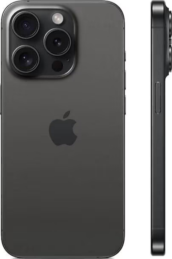 Yenilenmiş iPhone 15 Pro 128 GB Siyah B Kalite Cep Telefonu  - Image 1