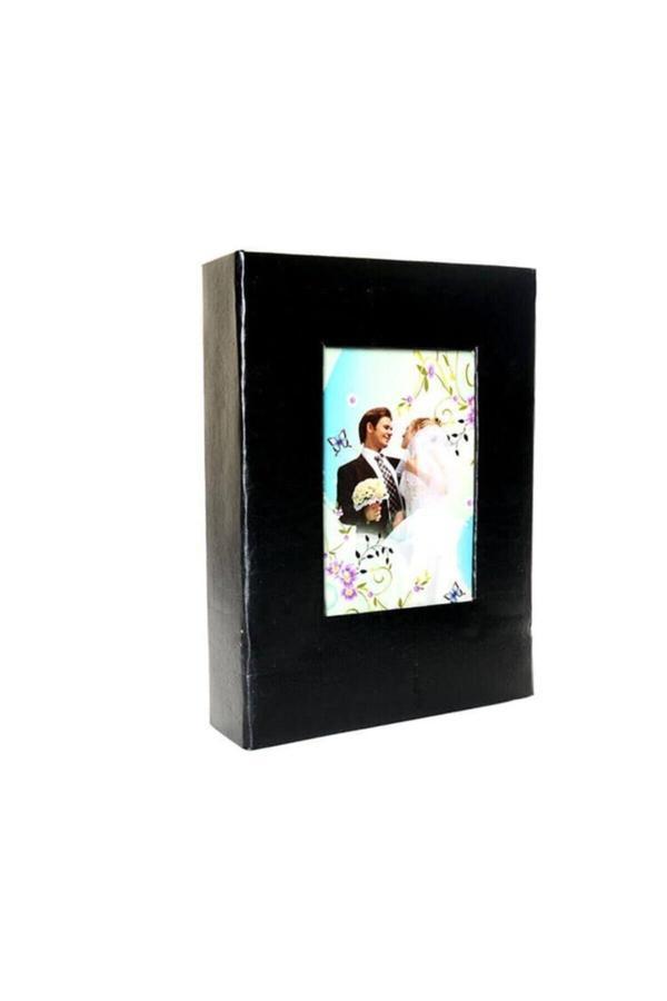 Sh Album 100'lük 13x18cm. Siyah Deri Pencereli Fotoğraf Albümü Hal126-s - Image 1