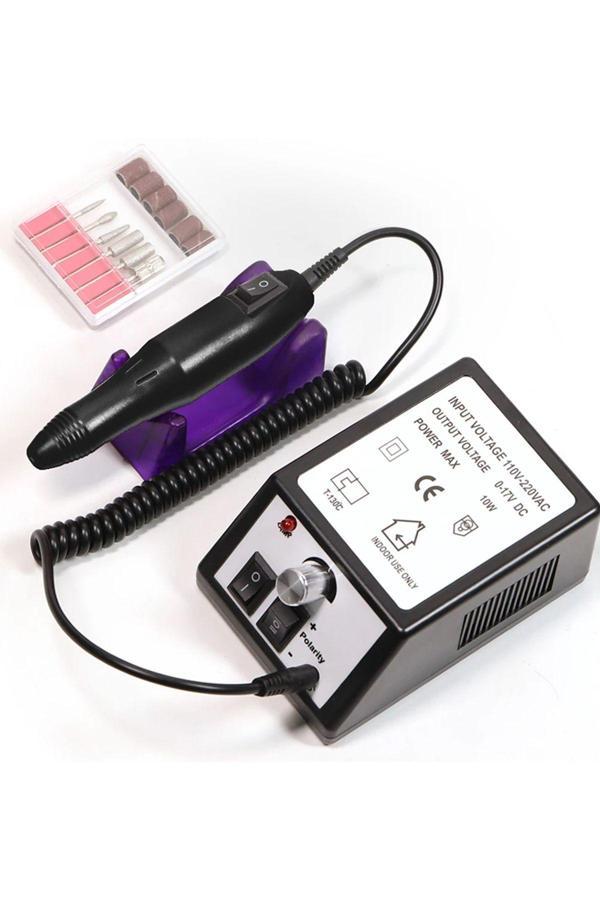 Mobee 2025 Model Elektrikli Tırnak Törpü Makinesi Manikür Nail Drill Freze Makinesi 6 Başlıklı - Image 1